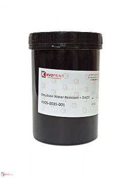Эмульсия для водных красок KVOPrint Water Resistant (в комплекте с сенсибилизатором), 1кг