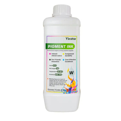 Чернила DTF White pigment ink, белые, 1000 мл